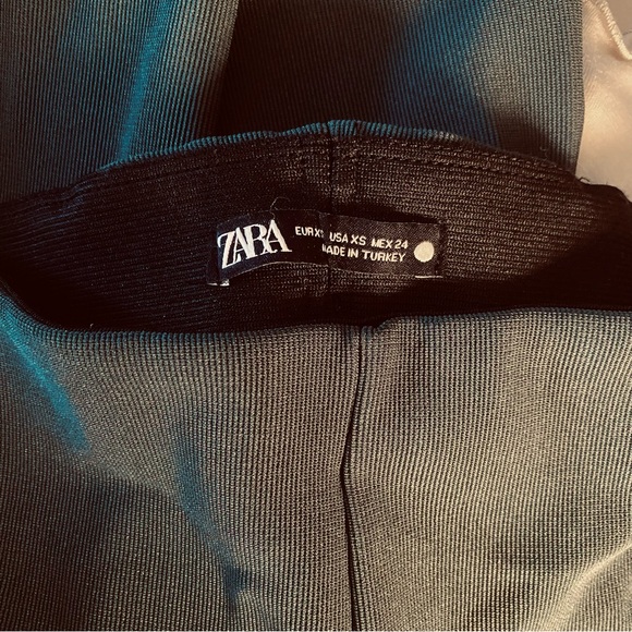 Zara Green High Waist Leggings XS - Picture 10 of 13